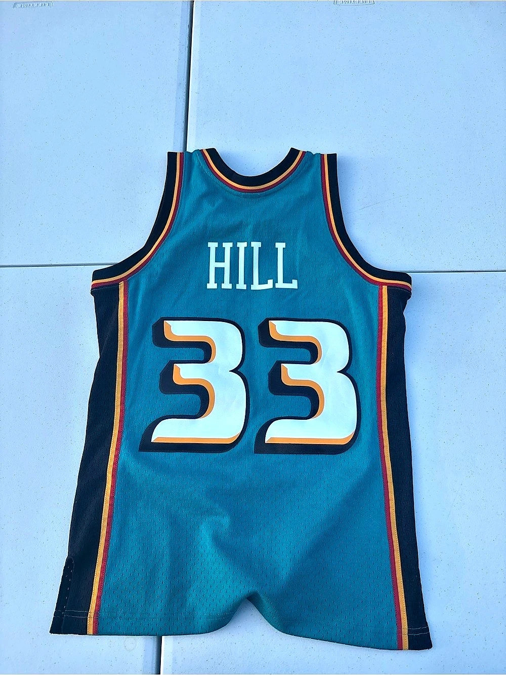 Mitchell & Ness Grant Hill Detroit Pistons 1998-99 Hardwood Classics Swingman